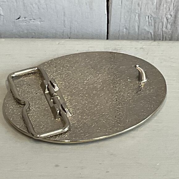 Soaring Eagle Rhinestone Center Sunburst Belt Buckle Patriotic - Picture 4 of 6